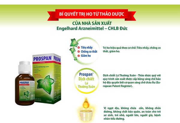 Siro ho thảo dược Prospan