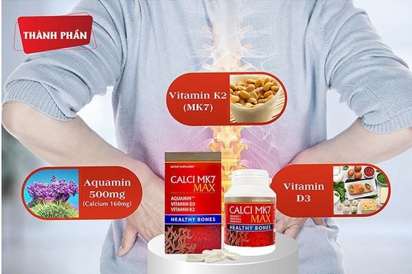 Calci MK7 Max Healthy Bones hộp 60 viên