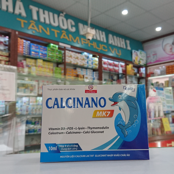 Calcinano MK7 dạng nước cho trẻ nhỏ