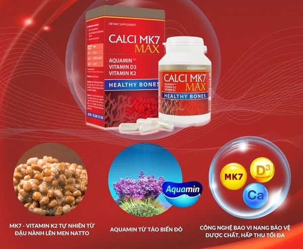 Calci MK7 Max Healthy Bones hộp 60 viên