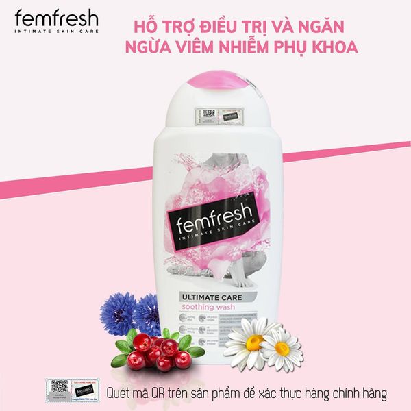 vệ sinh phụ nữ Femfresh Soothing Wash ( 250ml)