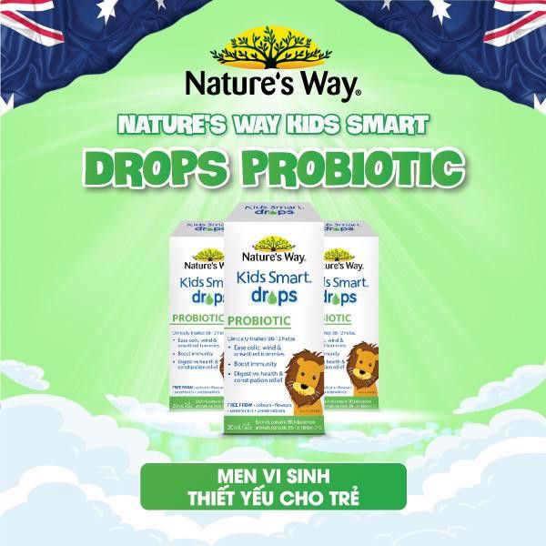 Men vi sinh Nature’s Way Drops Probiotic