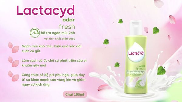 Dung Dịch Vệ Sinh Phụ Nữ Lactacyd Odor Fresh 150mlv