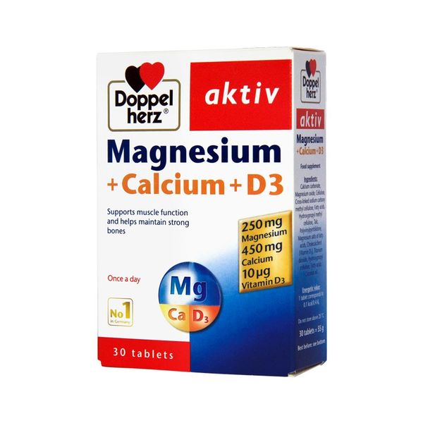 Viên Uống Doppelherz Aktiv Magnesium Calcium D3