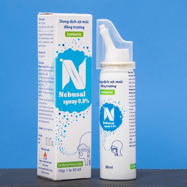 xịt mũi đẳng trương Nebusal Spray 0.9%