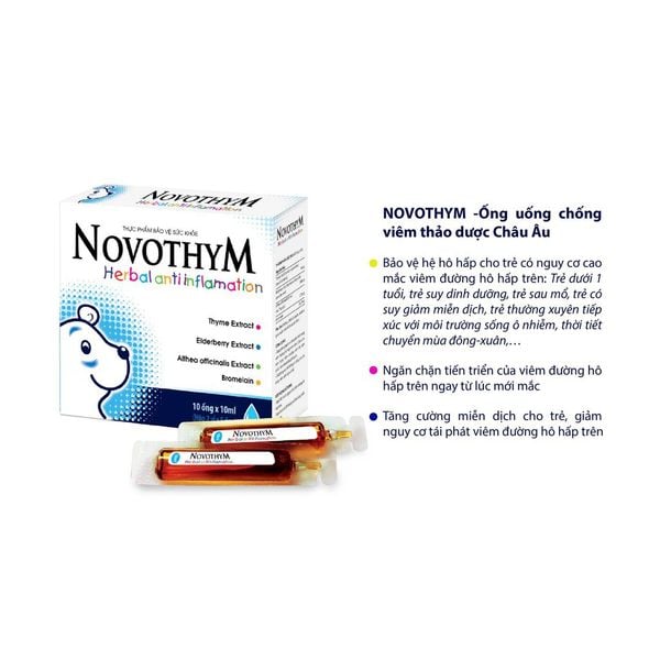 Novothym tăng đề kháng ống uống