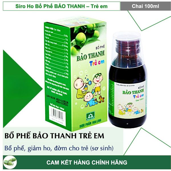 siro ho Bảo Thanh trẻ em