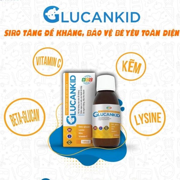 siro tăng đề kháng GlucanKid
