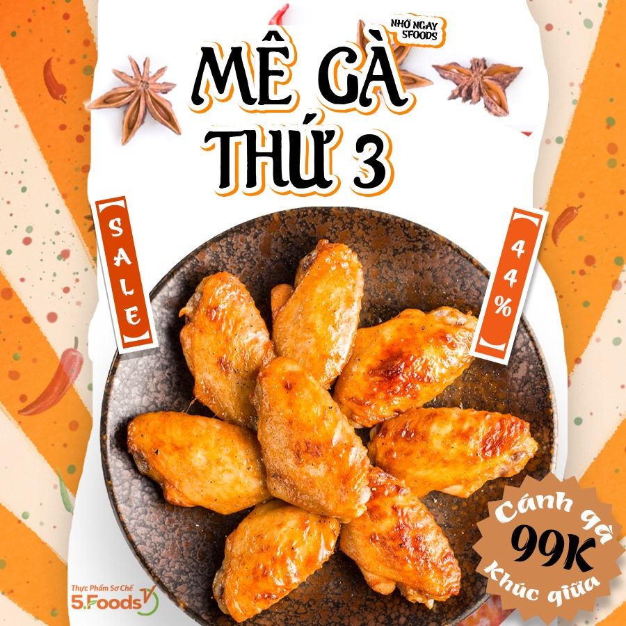 🥰 NẾU MÊ GÀ LÀ SAI, THÌ THỨ 3 NGUYỆN SAI GHÉ 5FOODS!🥰