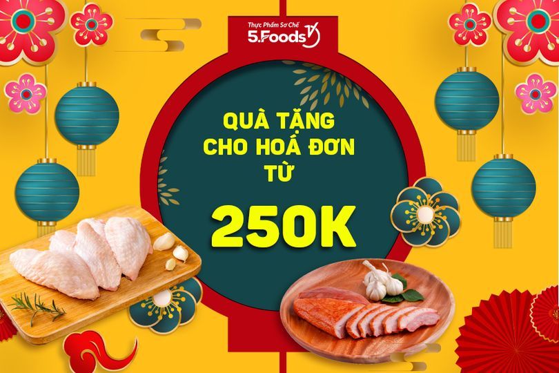 5FOODS ƯU ĐÃI PHƠI PHỚI, GIAO HÀNG TẬN NƠI