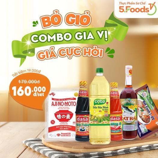 TRÒN VỊ BỮA CƠM CÙNG COMBO GIA VỊ ĐẬM ĐÀ