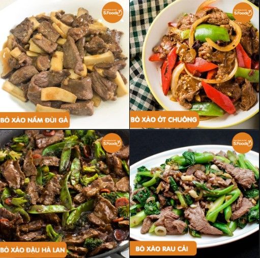 Gắp không ngừng đũa với BÒ XÀO RAU CỦ mềm ngọt, dinh dưỡng