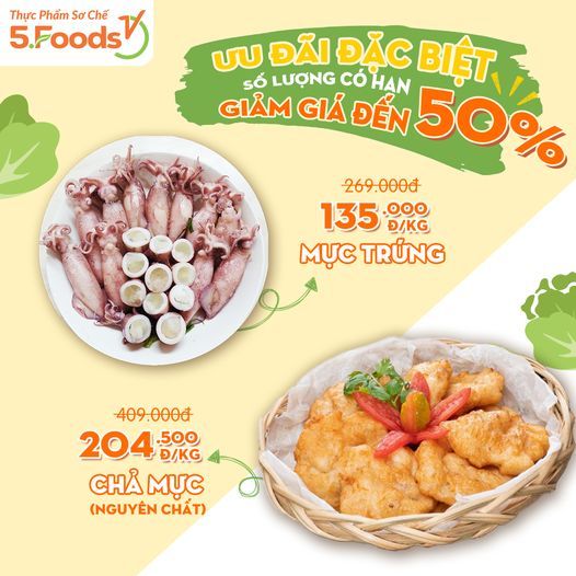 GIÁ GIẢM - MUA NGAY TẠI 5FOODS
