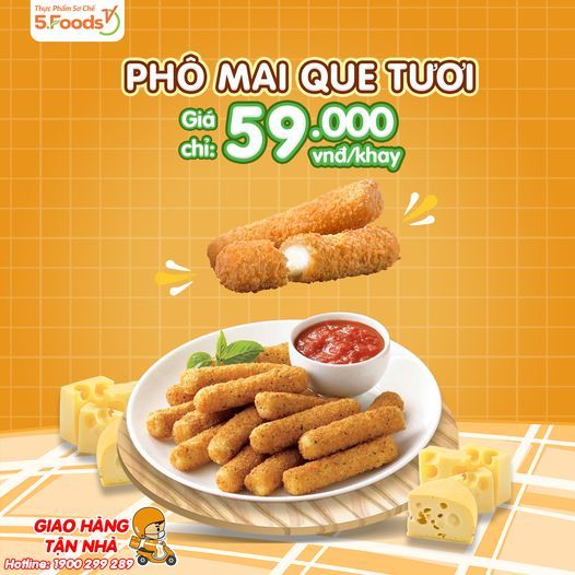 5FOODS NAY ĐÃ CÓ: PHÔ MAI QUE TƯƠI