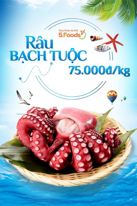 Râu bạch tuộc - Ăn là mê!