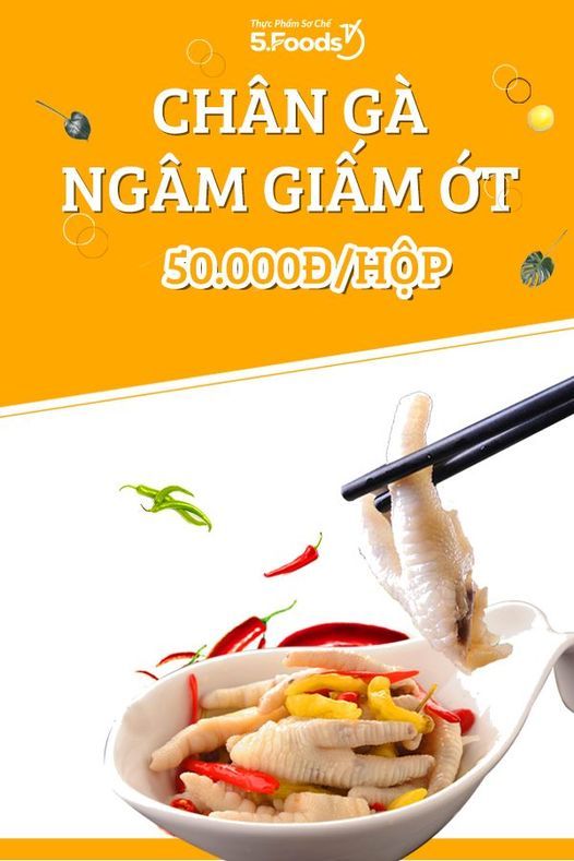 CHÂN GÀ RÚT XƯƠNG NGÂM GIẤM ỚT - MÓN NHẬU TIỆN LỢI DÍP CUỐI TUẦN