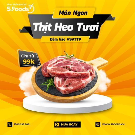 🤜🤛 Gợi ý món ngon cả tuần không ngán với thịt heo tươi