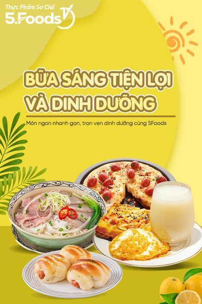BỮA SÁNG DINH DƯỠNG TẠI GIA