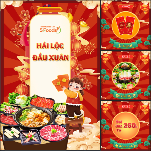 HÁI LỘC ĐẦU XUÂN - TẶNG QUÀ KHỦNG