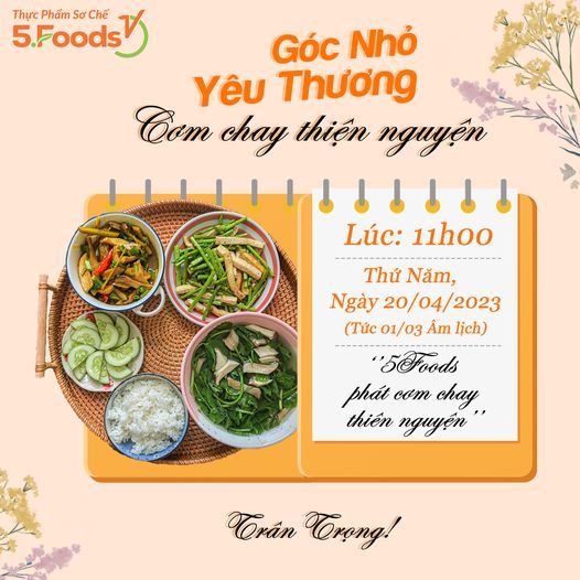 CƠM CHAY THIỆN NGUYỆN - 20/04/2023