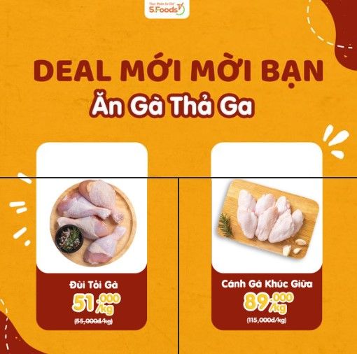DEAL HOT MỜI BẠN - ĂN GÀ THẢ GA