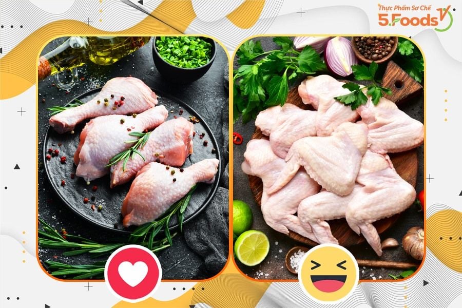 MÊ THỊT GÀ BẠN THÍCH CÁNH GÀ HAY ĐÙI?