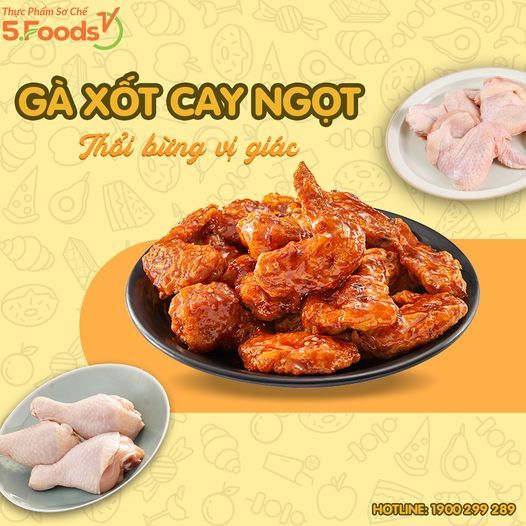 GÀ XỐT CAY NGỌT - BỪNG VỊ GÀ NGON