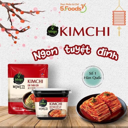 KIM CHI CẢI THẢO BIBIGO - SỐ 1 HÀN QUỐC