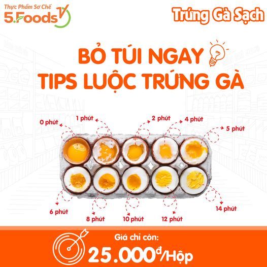 BỎ TÚI NGAY TIPS LUỘC TRỨNG GÀ CHUẨN KHÔNG CẦN CHỈNH