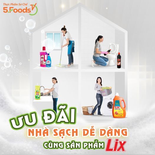 CHĂM SOC NHÀ CỬA - CÙNG SẢN PHẨM LIX