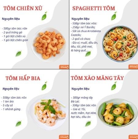 LÀM MÓN GÌ VỚI TÔM BÓC NÕN?