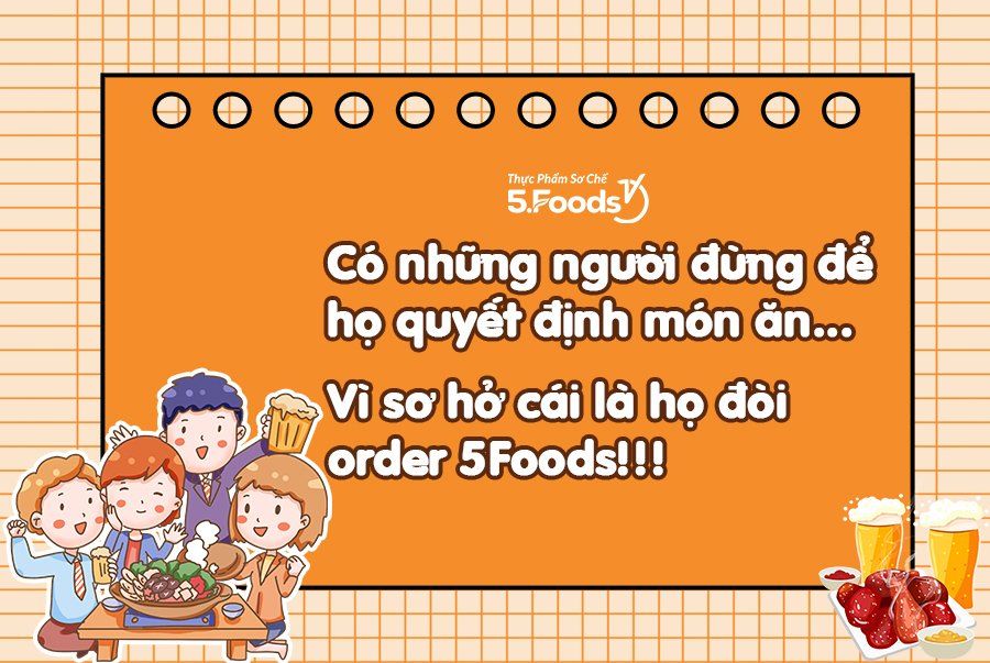 SƠ HỞ CÁI LÀ ĐÒI ĂN LẨU 5FOODS !!!