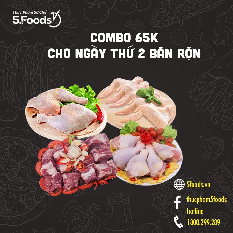 TRƯA MAI ĂN GÌ ❓❓ - COMBO 65K CHO NGÀY THỨ 2 BẬN RỘN