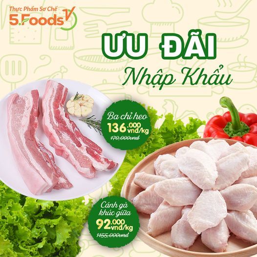 BỔ SUNG ĐẠM VỚI THỰC PHẨM TỪ 5FOODS