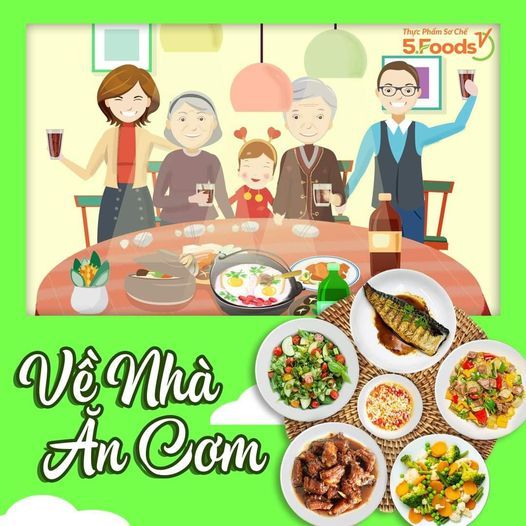 BỮA CƠM GIA ĐÌNH THÊM TRỌN VẸN NHỜ CÓ 5FOODS