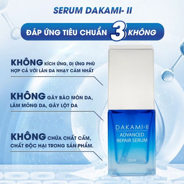 Serum Dakami an toàn với người sử dụng