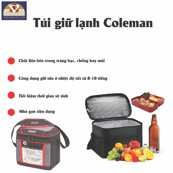 Túi Giữ Lạnh Coleman 2023 Tiện Lợi và Bảo Quản Thực Phẩm Tốt Hơn Bao Giờ Hết