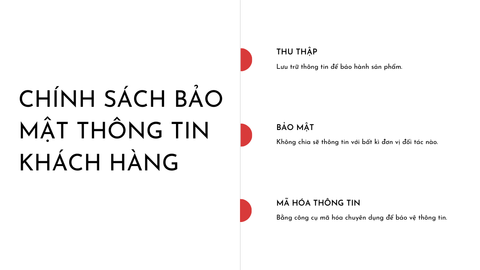 Chính sách bảo mật thông tin khách hàng