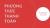 Phương thức thanh toán