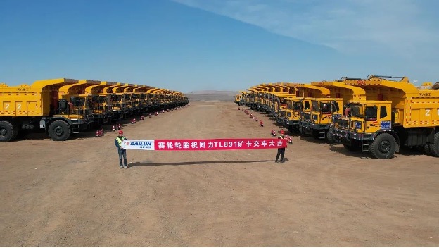 THƯƠNG HIỆU MAXAM CỦA SAILUN ĐƯỢC TRANG BỊ CHO ỨNG DỤNG KHAI THÁC TONLY 130 TẤN