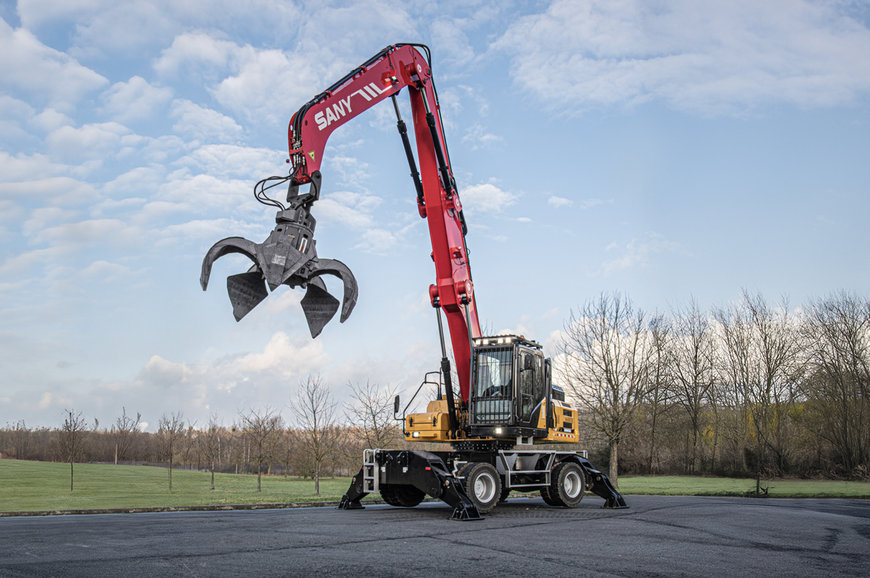 SANY GIỚI THIỆU MỘT DANH MỤC MÁY MỚI TẬP TRUNG VÀO NGÀNH TÁI CHẾ TẠI IFAT MUNCH