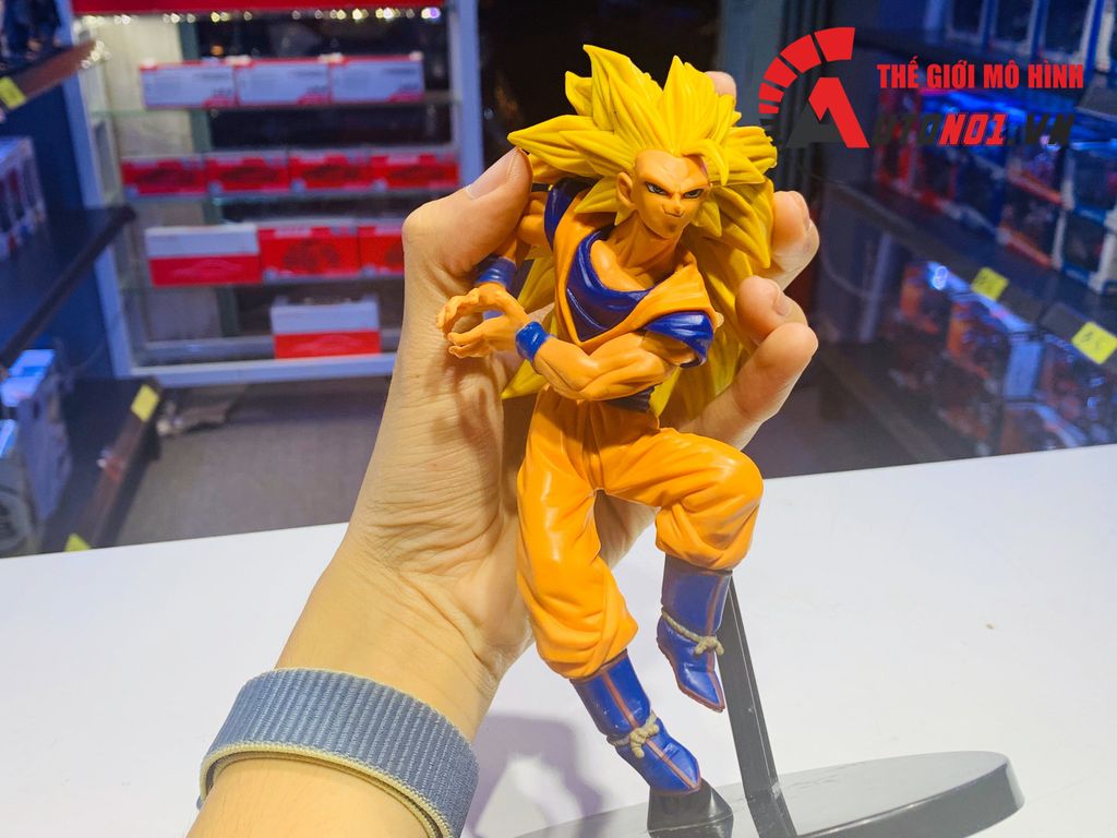 MÔ HÌNH NHÂN VẬT DRAGON BALL SONGOKU SSJ 3 18CM