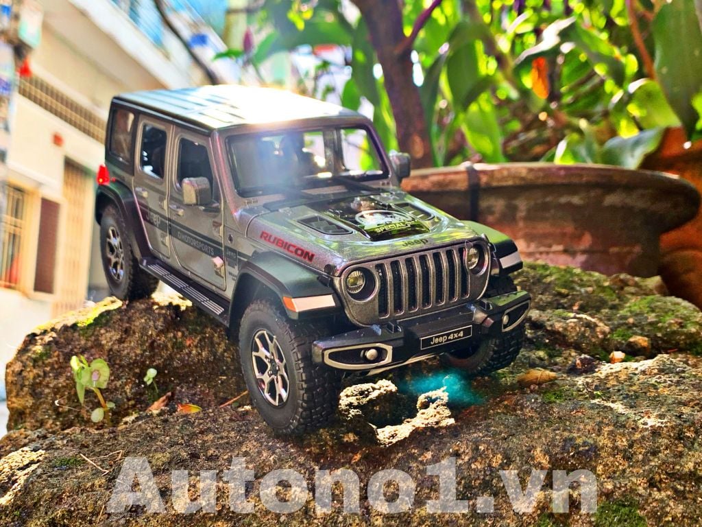 MÔ HÌNH XE JEEP WRANGLER RUBICON 4X4 TỈ LỆ 1:24 HUAYI ALLOY 7072 – Cửa Hàng  Mô Hình 