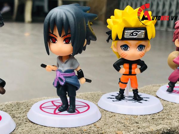 MÔ HÌNH NHÂN VẬT NARUTO SET 6 CON 6CM 6043