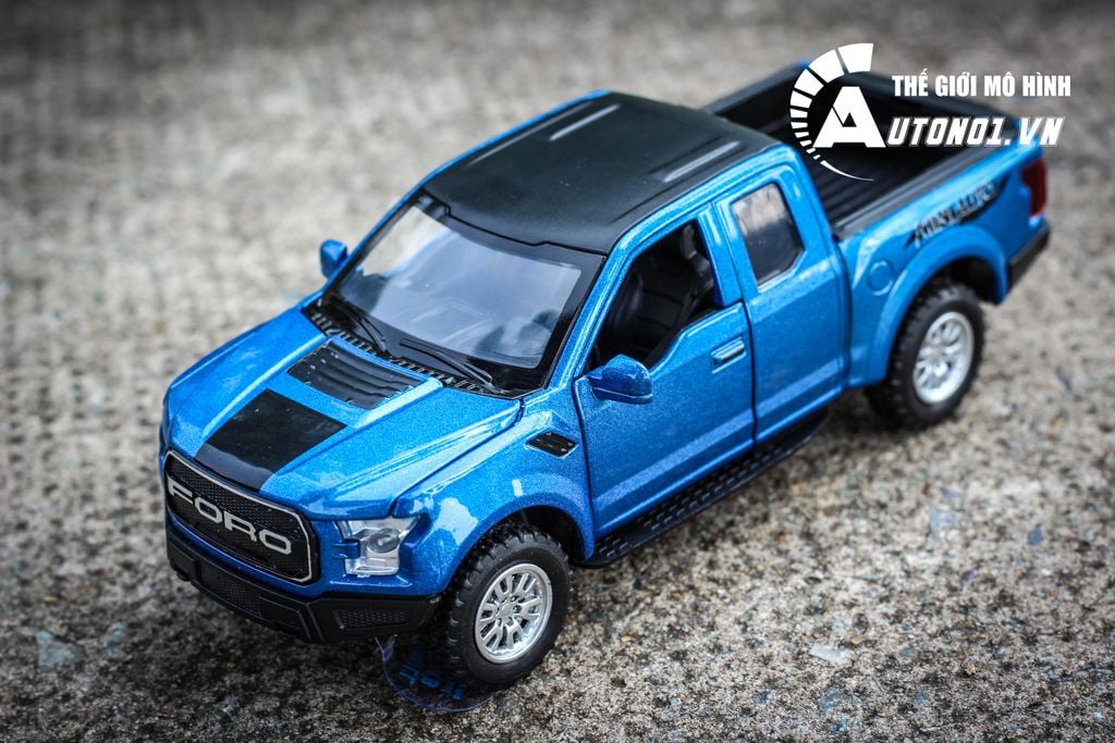 MÔ HÌNH FORD F150 BLUE 1:32 MINIAUTO KHÔNG HỘP 4773