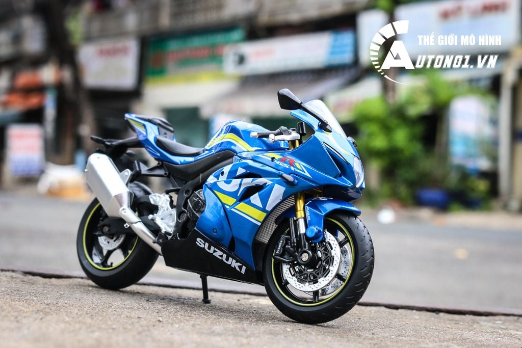 MÔ HÌNH XE SUZUKI GSX-R1000 BLUE 1:12 MSZ 7207