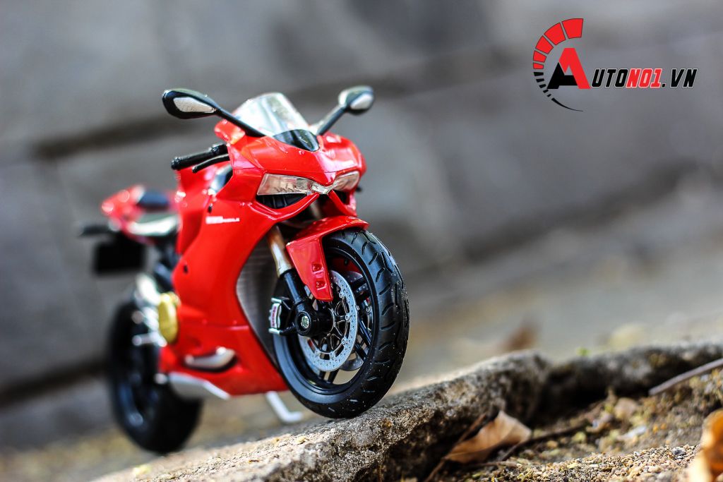 MÔ HÌNH XE DUCATI 1199 PANIGALE 2011 RED 1:12 MAISTO 1199