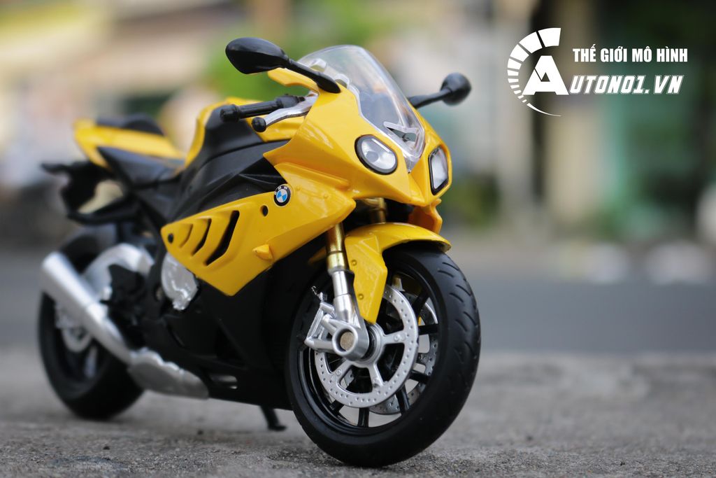 MÔ HÌNH BMW S1000RR 2019 YELLOW 1:12 MSZ 7222