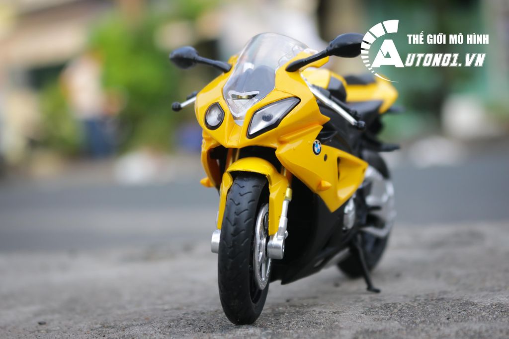 MÔ HÌNH BMW S1000RR 2019 YELLOW 1:12 MSZ 7222