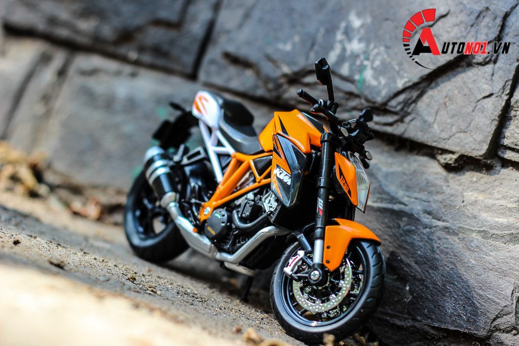 MÔ HÌNH XE KTM 1290 SUPER DUKE R ORANGE 1:12